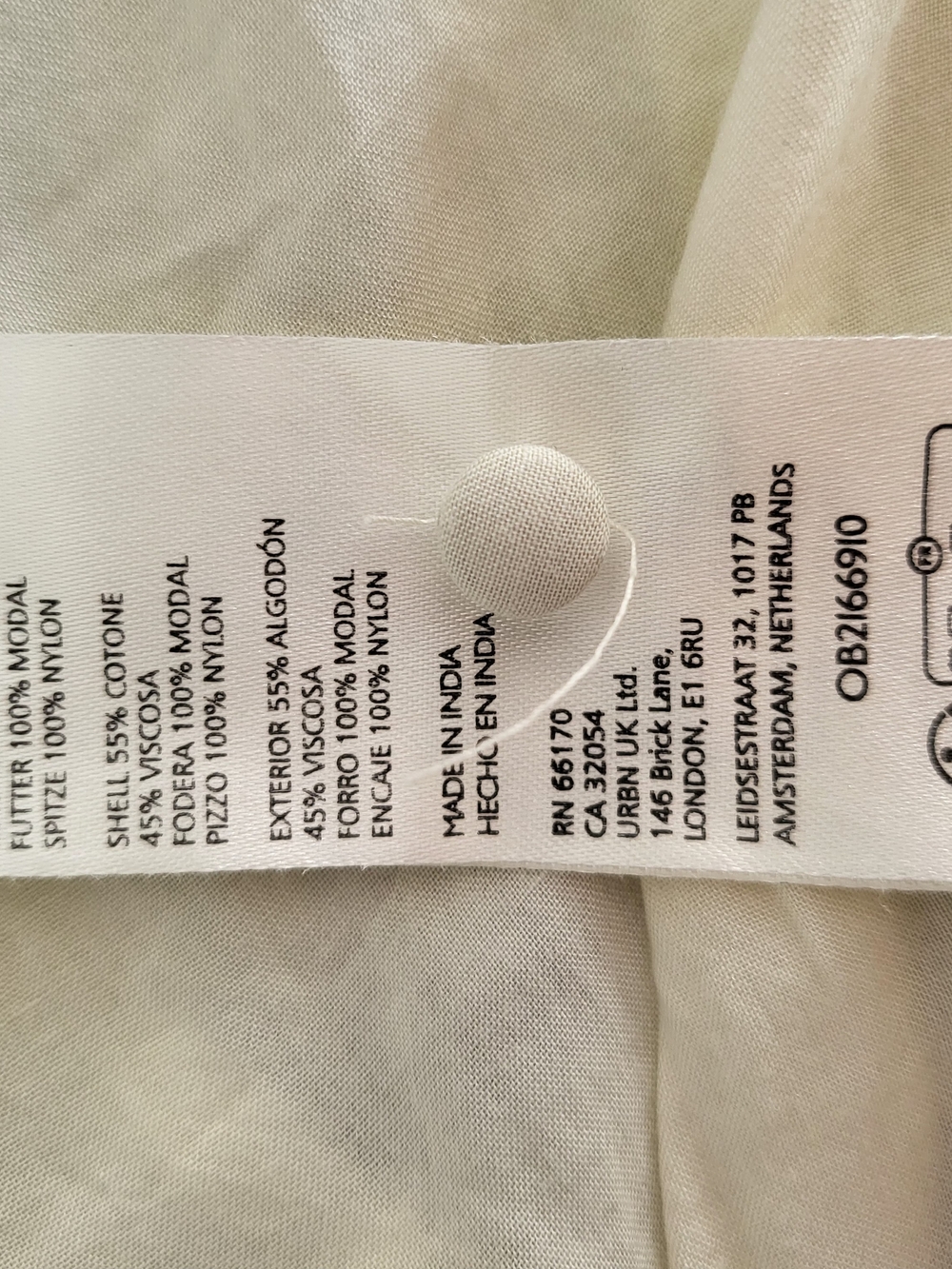 Maeve Short Sleeve Pale Yellow Cotton V-Neck Pintuck Swing Tunic Dress Page Sz L - Picture 12 of 15